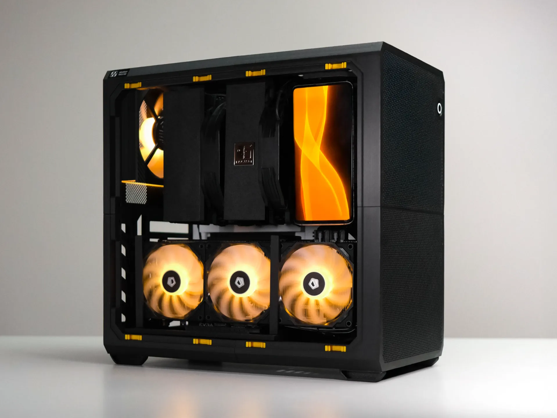 Proyecto personalizado de PC fabricado en 3D